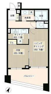 パトリス26【8階】の間取り