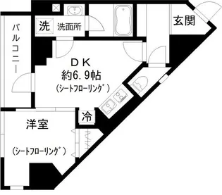 GRAND三軒茶屋WEST【3階】の間取り