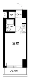 プライムステイ築地【6階】の間取り