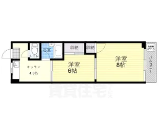 アビテサンパティック【2階】の間取り