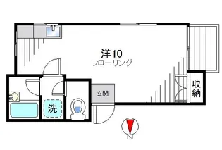 ハイツ室作【2階】の間取り