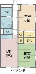 シュライン大宮【2階】の間取り