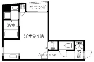TWK神水【3階】の間取り