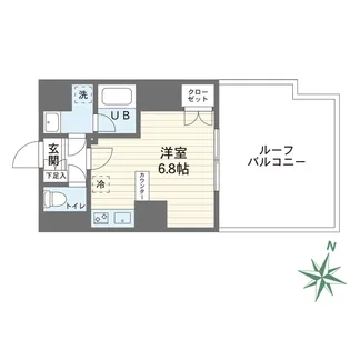 プライムネクサス大鳥居 Bell Court【3階】の間取り
