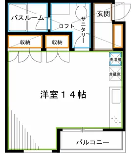 ANNEX南荻窪【2階】の間取り