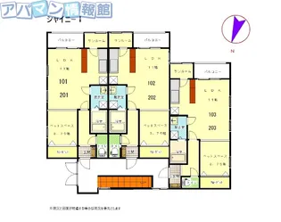 シャイニーI【2階】の間取り
