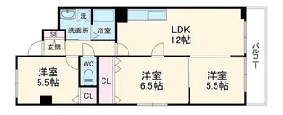 メゾン古川II【4階】の間取り