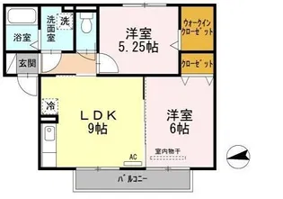 フルール【2階】の間取り