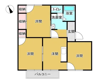 ガーデン・サバーブ【1階】の間取り
