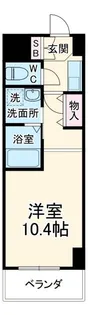 サウス名駅【14階】の間取り