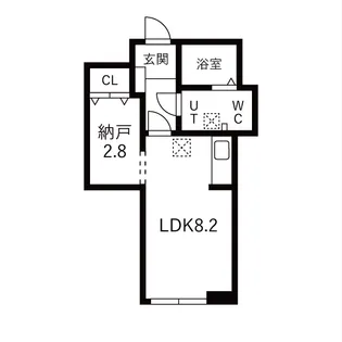 メリディアン多賀城南宮壱番館【1階】の間取り