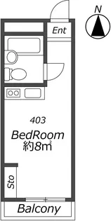 クリア東三国【4階】の間取り