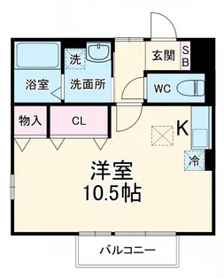 クアルト【1階】の間取り