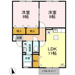 メゾン エトワール【1階】の間取り