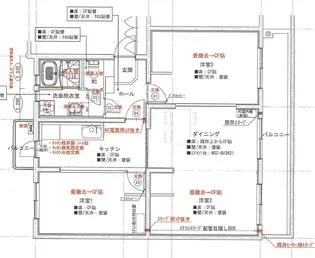 テレパレス鐙西【4階】の間取り