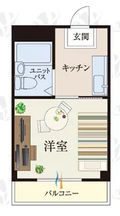 b’CASA久里浜re-born【3階】の間取り