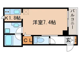 シャーメゾン月【1階】の間取り
