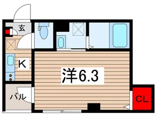 アウルパレス【2階】の間取り