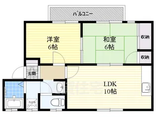 ディアーライフ三島【1階】の間取り