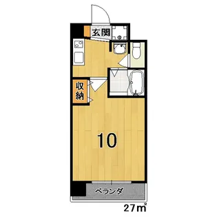ネヴェルプレヌーヴ【3階】の間取り
