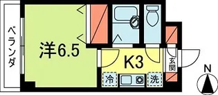 プラムコートワタナベ【5階】の間取り