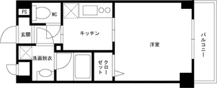 Wisteria六本木【3階】の間取り