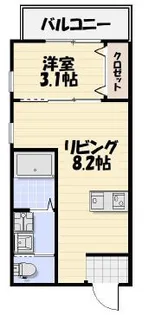 Lyk小仲台【3階】の間取り