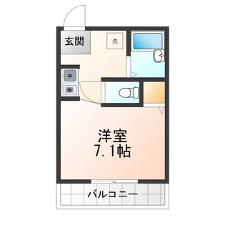 ヴィオス多聞【3階】の間取り