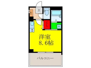 パインハイツ東伸【4階】の間取り