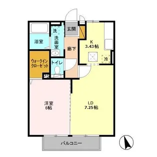 M・Yカサヴェール【1階】の間取り