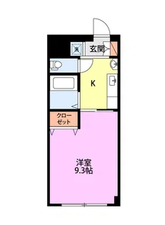アビタシオン・エスプリ【1階】の間取り