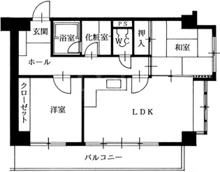 プライムモア藤崎【2階】の間取り