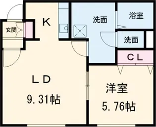 CASA信濃II【2階】の間取り