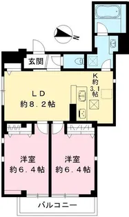 ココン ヴェルデ【2階】の間取り