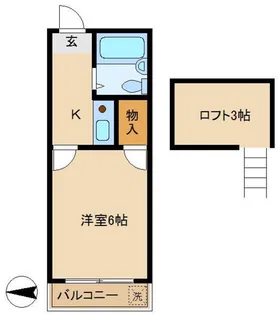 K′sII【2階】の間取り