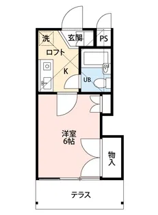 ハイツイナガキ【1階】の間取り