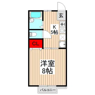 ジョワコリーヌ【1階】の間取り