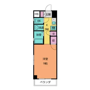 ロフティー奈良屋【2階】の間取り