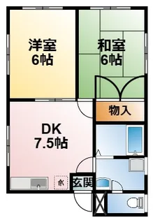 千葉県茂原市高師【マンション】の間取り