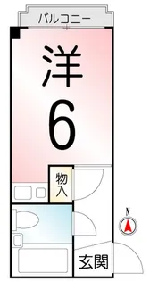 アレーズ竹の塚【2階】の間取り