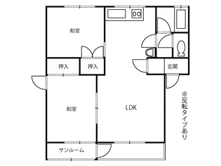 キャッスルA【1階】の間取り