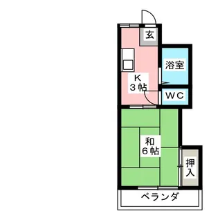 コーポIVY【2階】の間取り