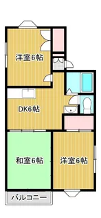 プラザボヌール【1階】の間取り