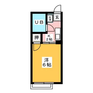 シティハイム エクセルV【2階】の間取り