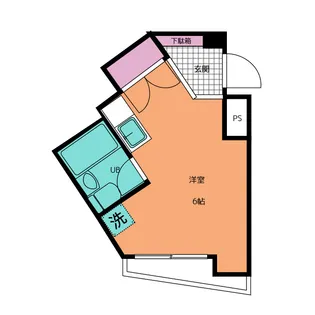 Terrasse Oku【1階】の間取り