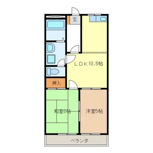 Star Hits【2階】の間取り