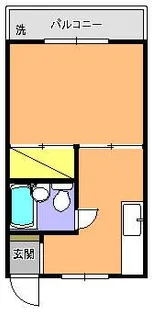 サンパレーハイツ日吉【2階】の間取り