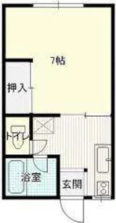 新潟県胎内市つつじが丘【アパート】の間取り