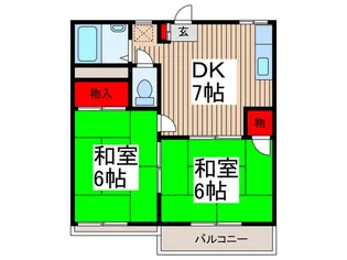 アーバン内田【2階】の間取り