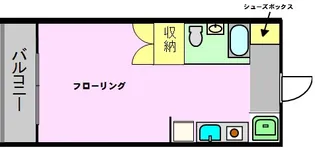 ルーブルビル【5階】の間取り